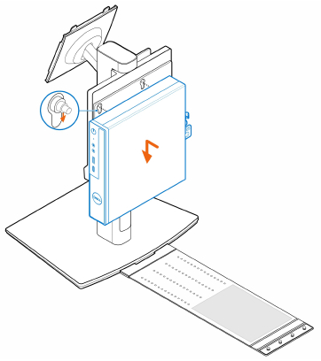 Installation de l’ordinateur sur le socle tout-en-un