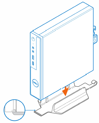 Allineamento dello chassis con il supporto verticale