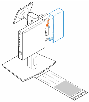 Installazione del copricavo