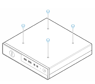 Installazione delle viti a gradino sullo chassis