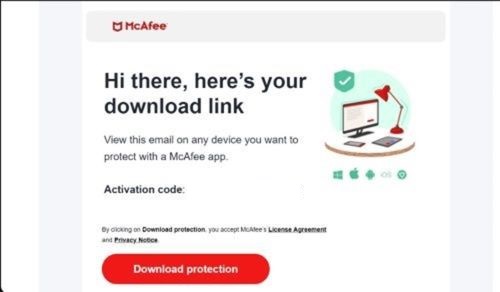 Cliccare su Download protection