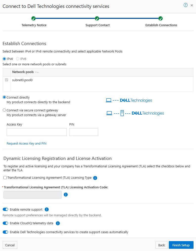 Conéctese a los servicios de conectividad de Dell