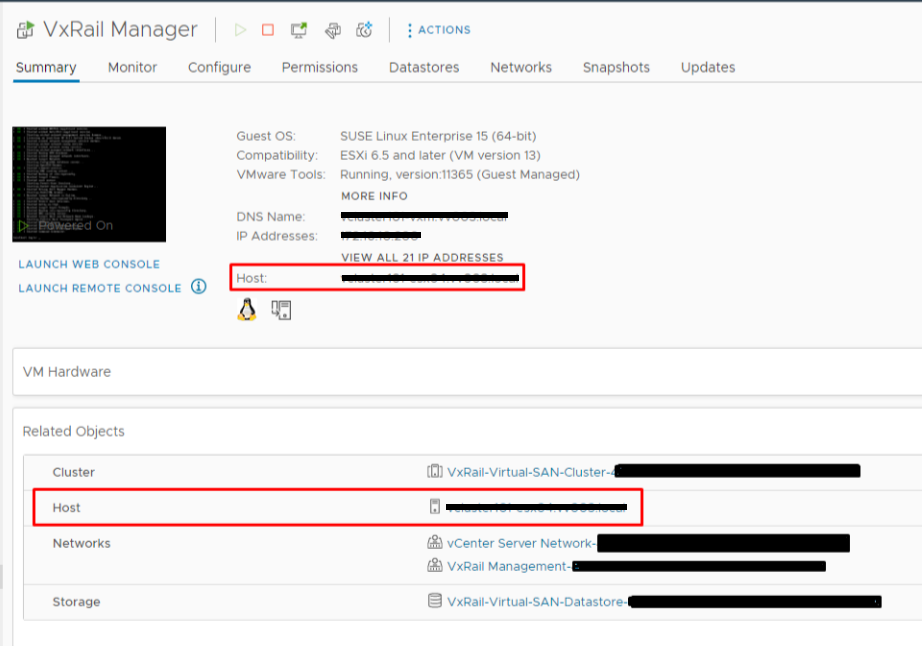 IU do VxRail Manager