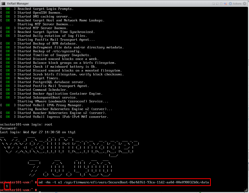 VxRail Manager Shell