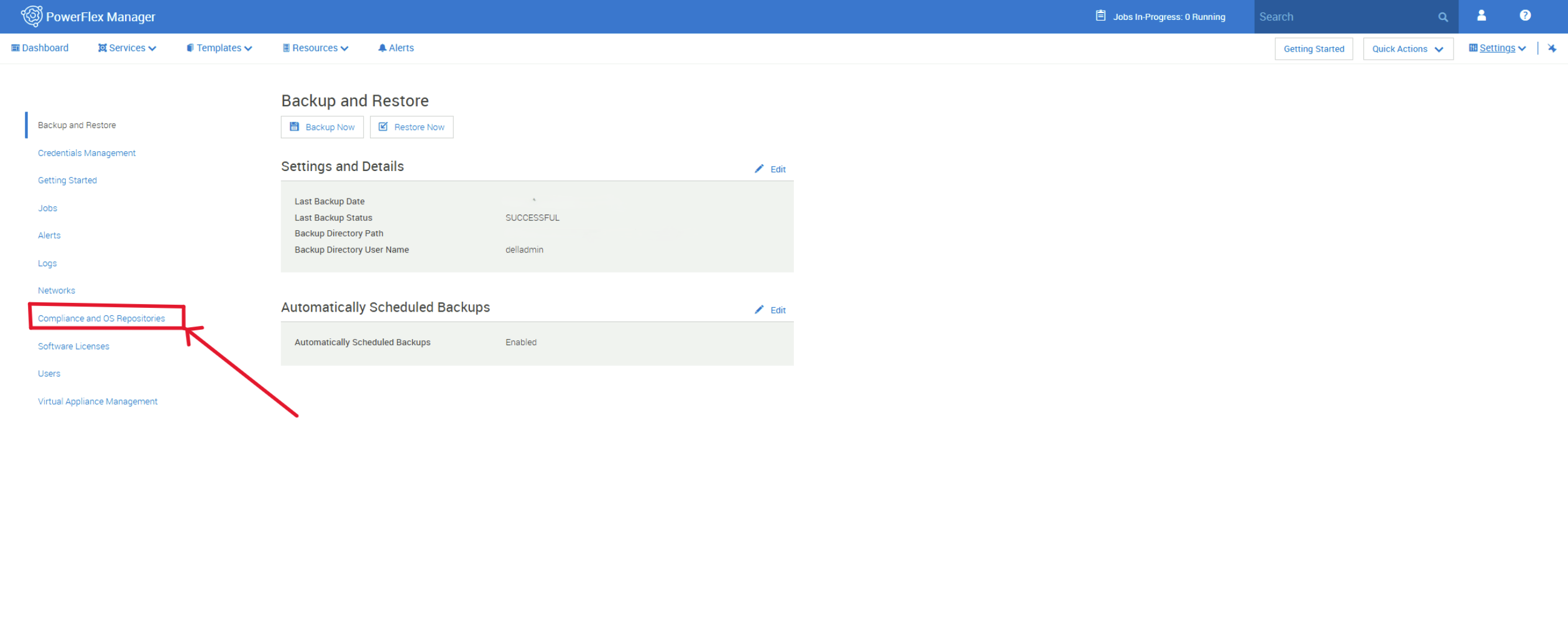  Repositorios de cumplimiento y del sistema operativo&nbsp;