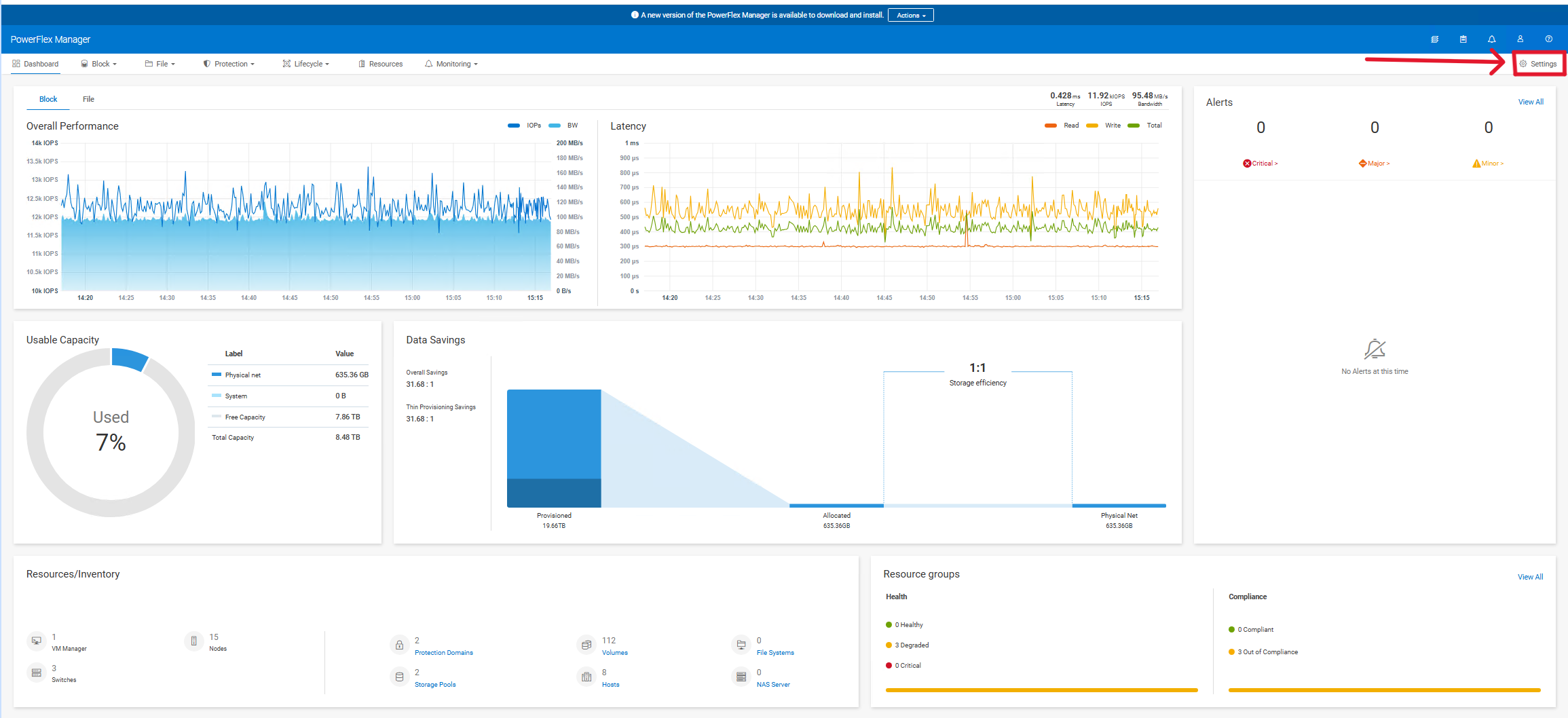 PowerFlex-indstillinger