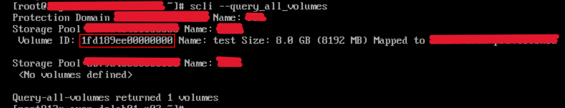 Pmdm QUERY_ALL_VOLUMES