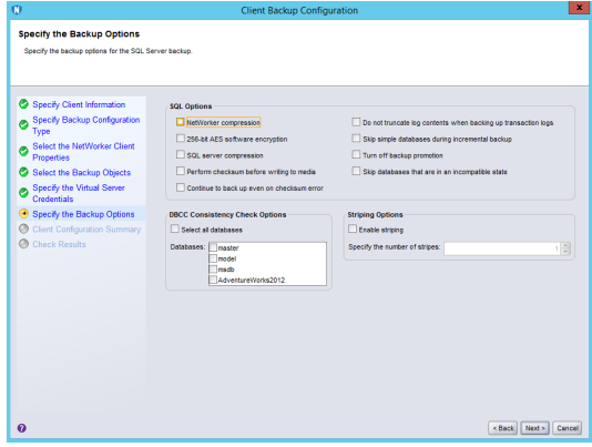 未選取「寫入媒體前執行檢查總和」選項