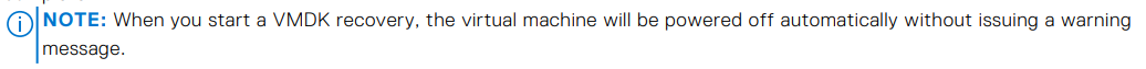 Advertencia de la guía de integración de VMware