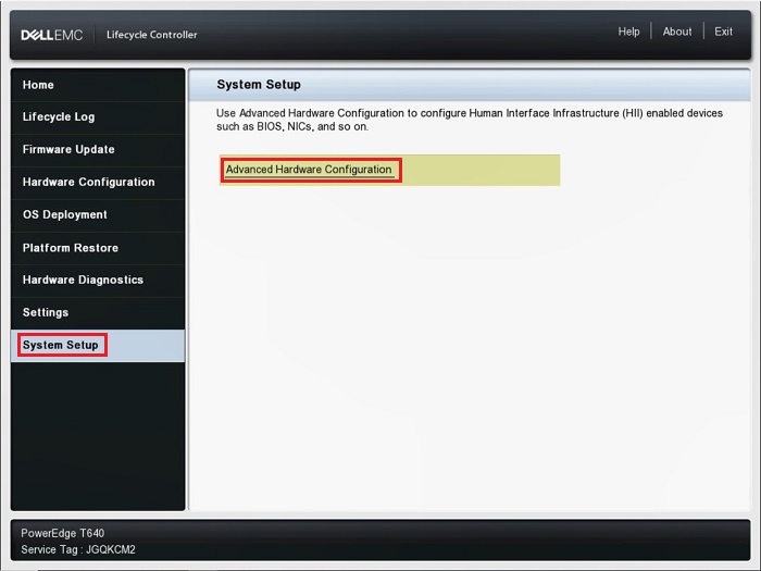 LiveCycle Controller : configuration matérielle avancée