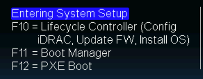 Accesso a System Setup