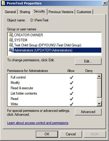 NTFS-machtigingen