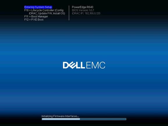 Pantalla de la POST del BIOS