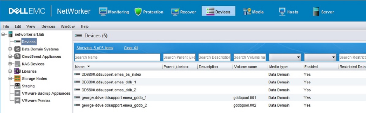 Data Domain-Geräte
