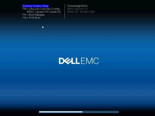 Accesso a System Setup