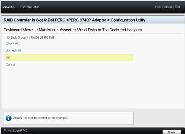 専用ホットスペア