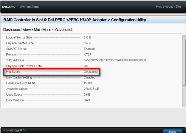 ステータスの確認