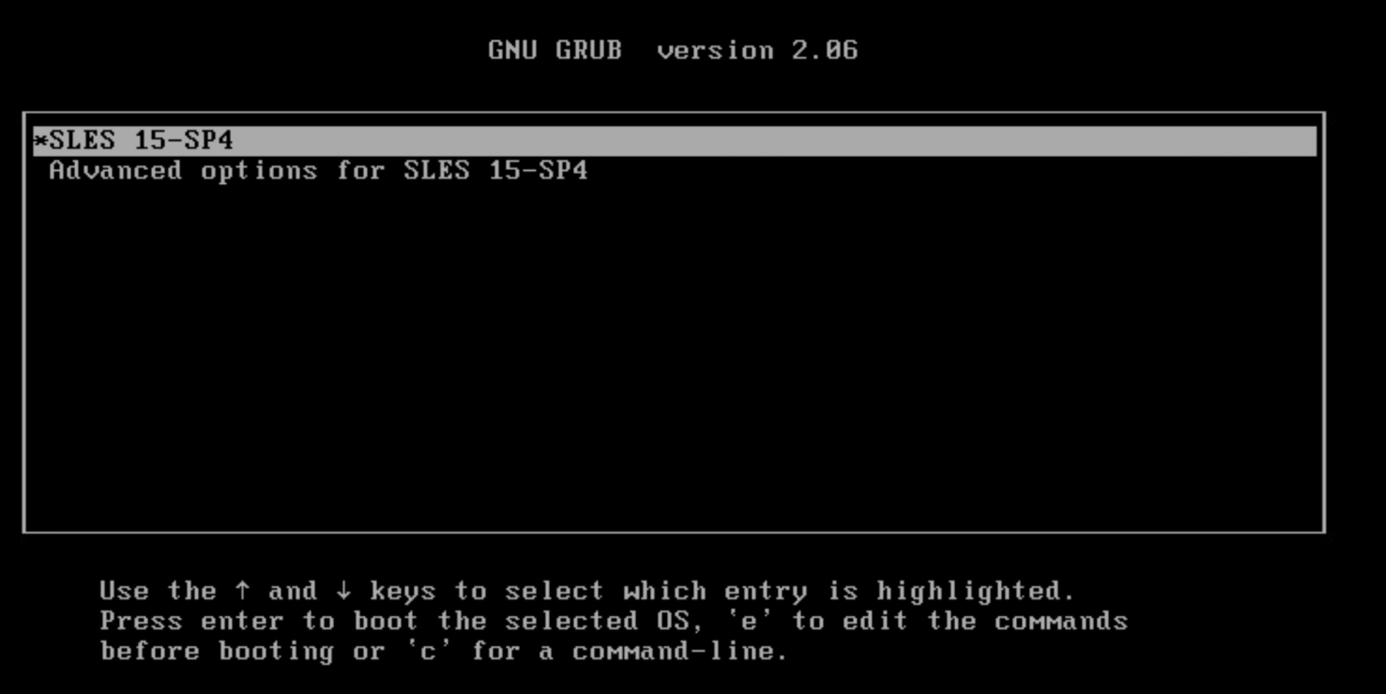 Пример загрузчика vProxy 4.4.0-6 GNU GRUB