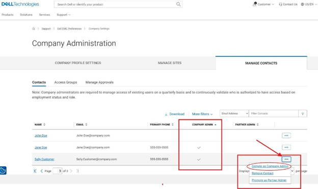 降级为公司管理员