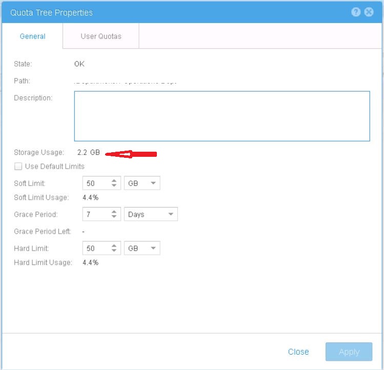Unityのクォータ ツリー プロパティのサイズ