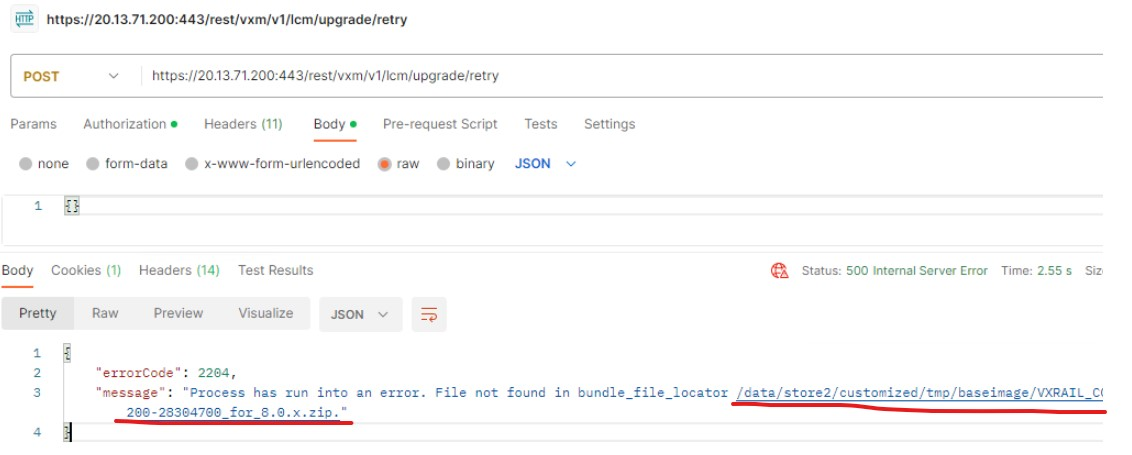 パブリックAPIを介した再試行エラー