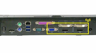 Dell 도크 후면 뷰