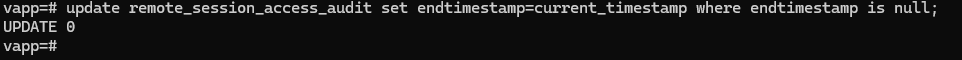 Remotesitzungen löschen