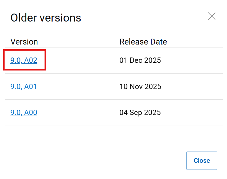 ESXi-Version auswählen