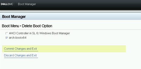Boot Manager