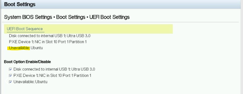 Configuración del BIOS