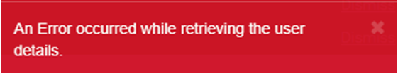 擷取使用者詳細資料時發生錯誤
