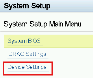 Nabídka F2 BIOS System Setup