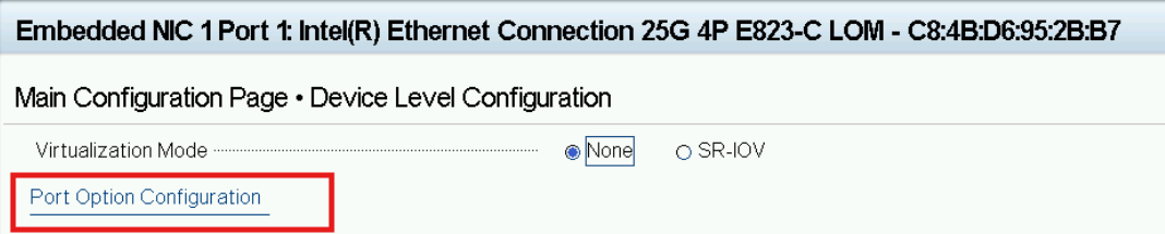 F2 BIOS Device Level Configuration