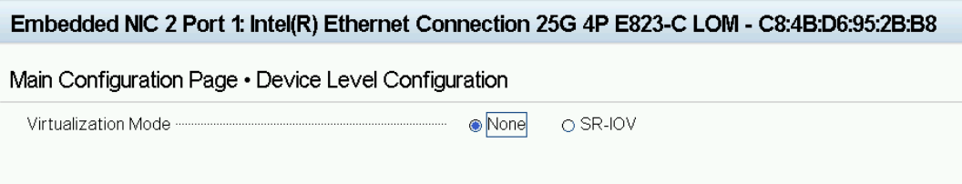 F2 BIOS Device Level Configuration