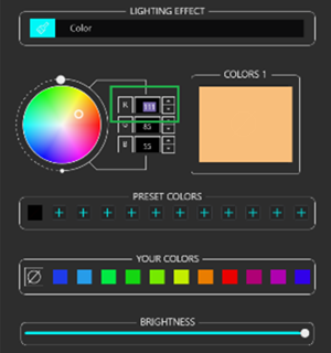 Version 6.9.15.0 with visible RGB value