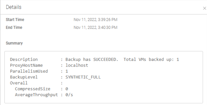 Ayrıntılar ekranı