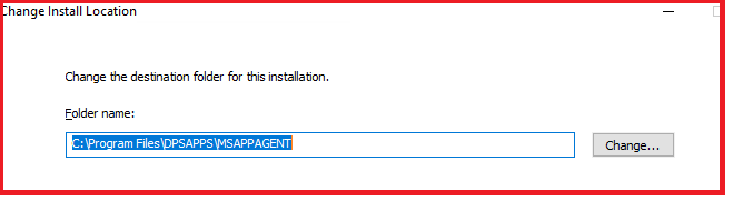 Define the install path to C:\Program Files\