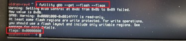Type futility gbb --get --flash –flags