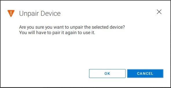 Dell Peripheral Manager: отмена сопряжения устройства