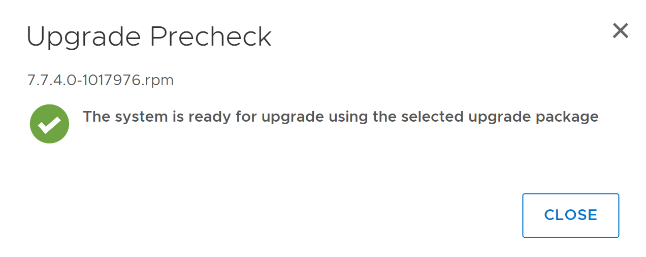 После успешной предварительной проверки