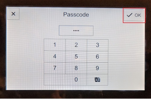 Impression d’un contrôle de contamination et d’une palette de toner sur ...