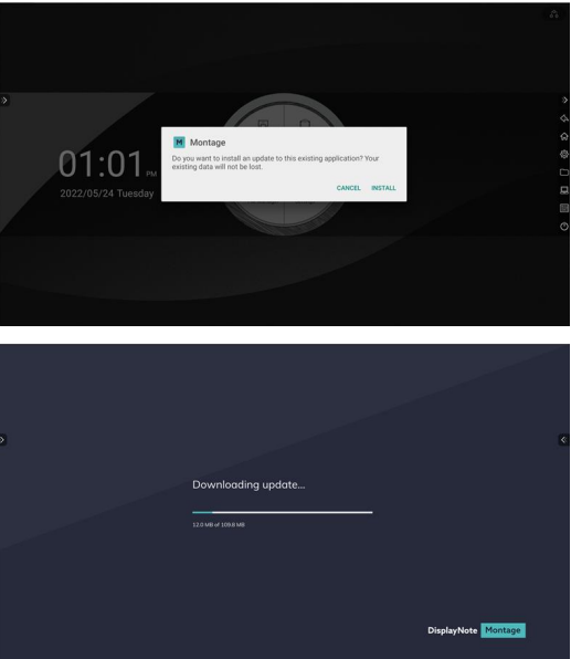 Instalar actualización