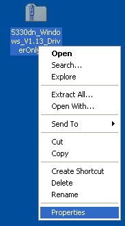 Cliquez sur Propriétés.