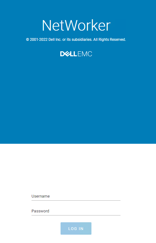 Inicio de sesión de NWUI