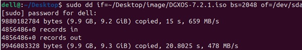 sudo dd if