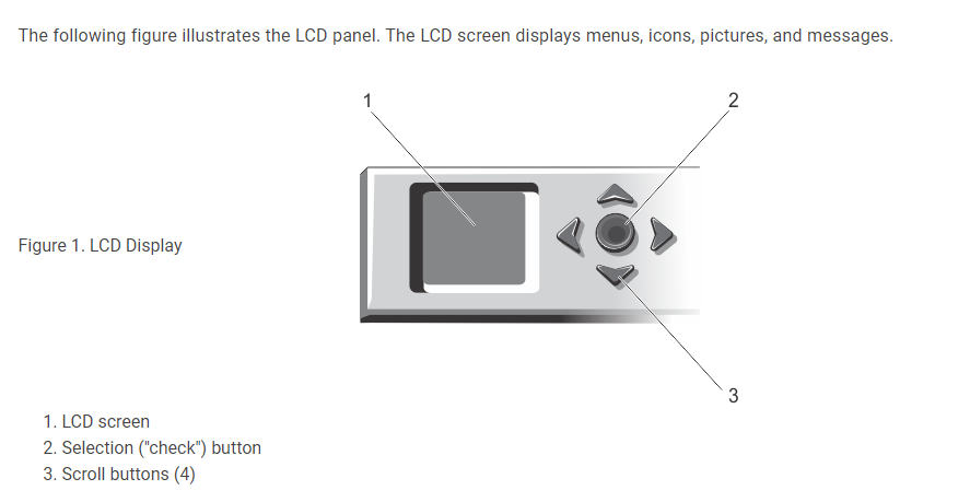 Front LCD Panel