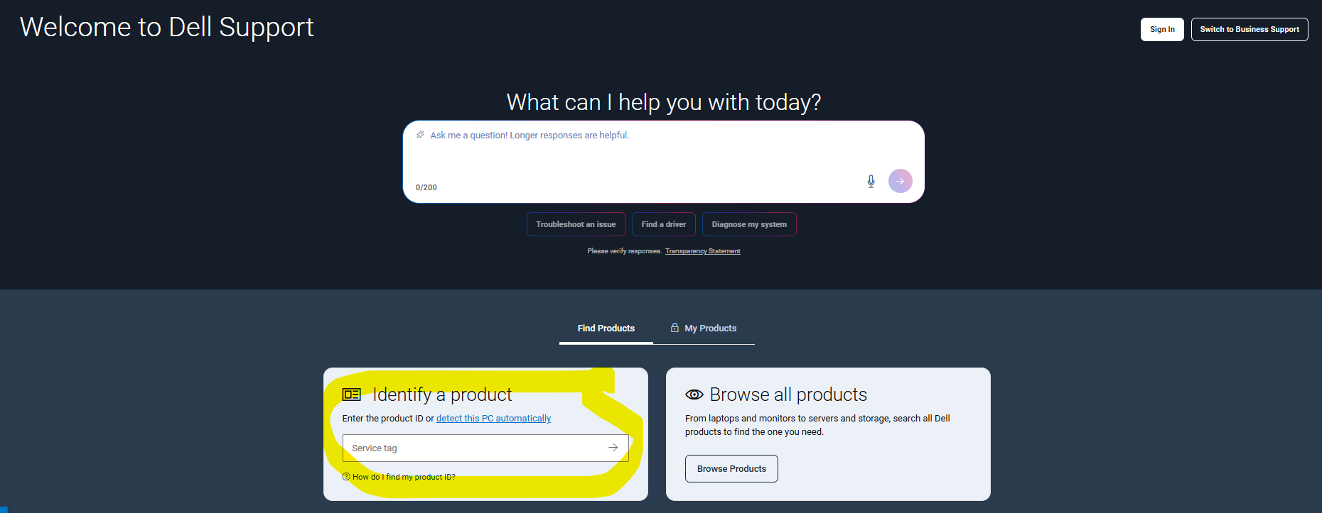 Identifier un produit
