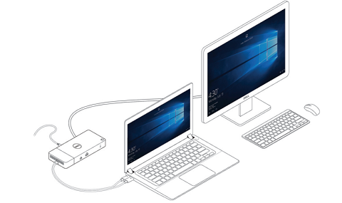 Dell Dock - WD19DC/WD19DCS 듀얼 Type-C 케이블