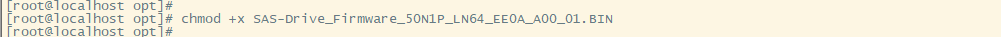 Eksempel på chmod-kommando