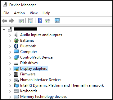 Windows 10 设备管理器示例